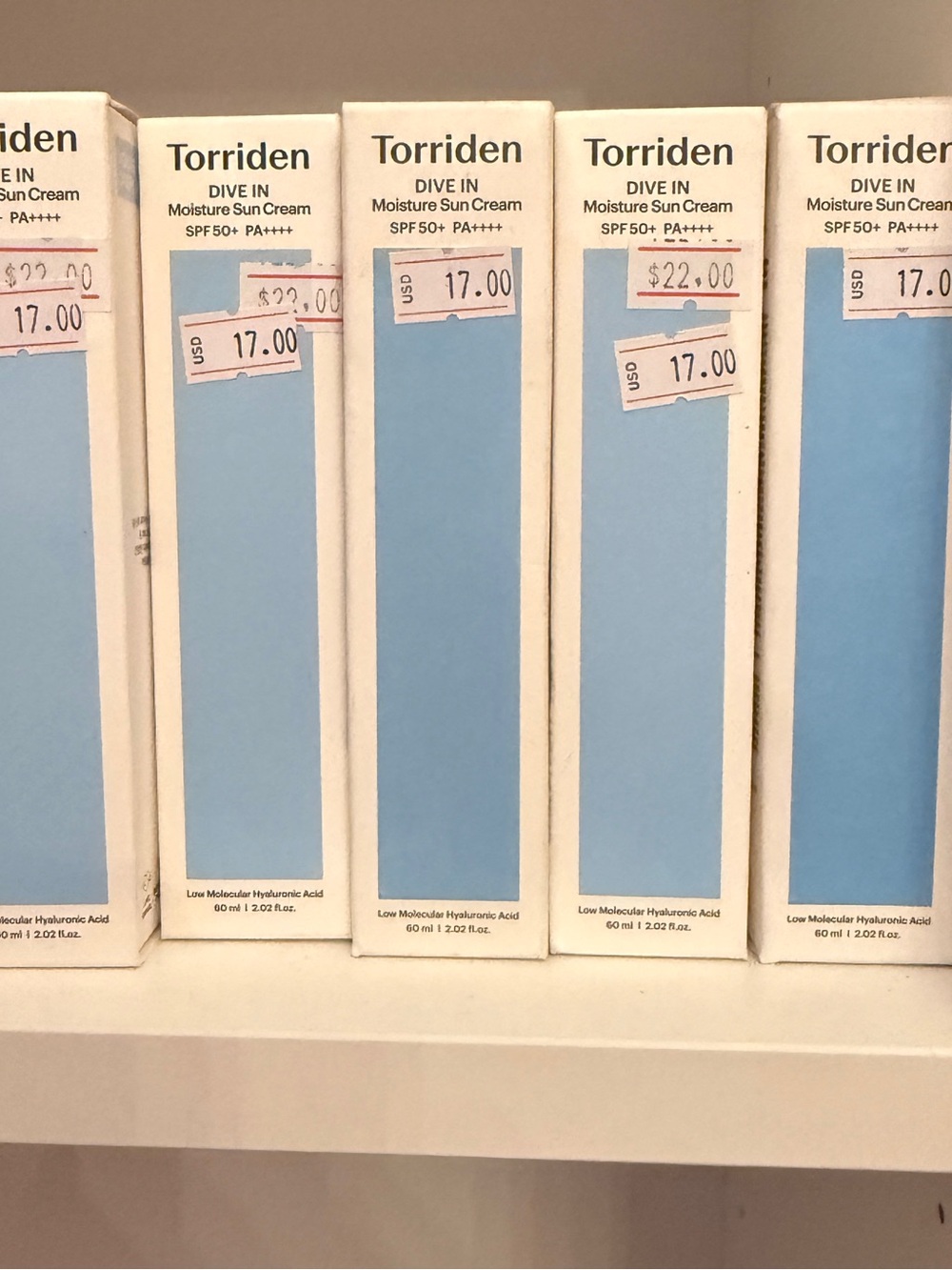 torrid Dive In Moisture Sun Cream – Blue & White